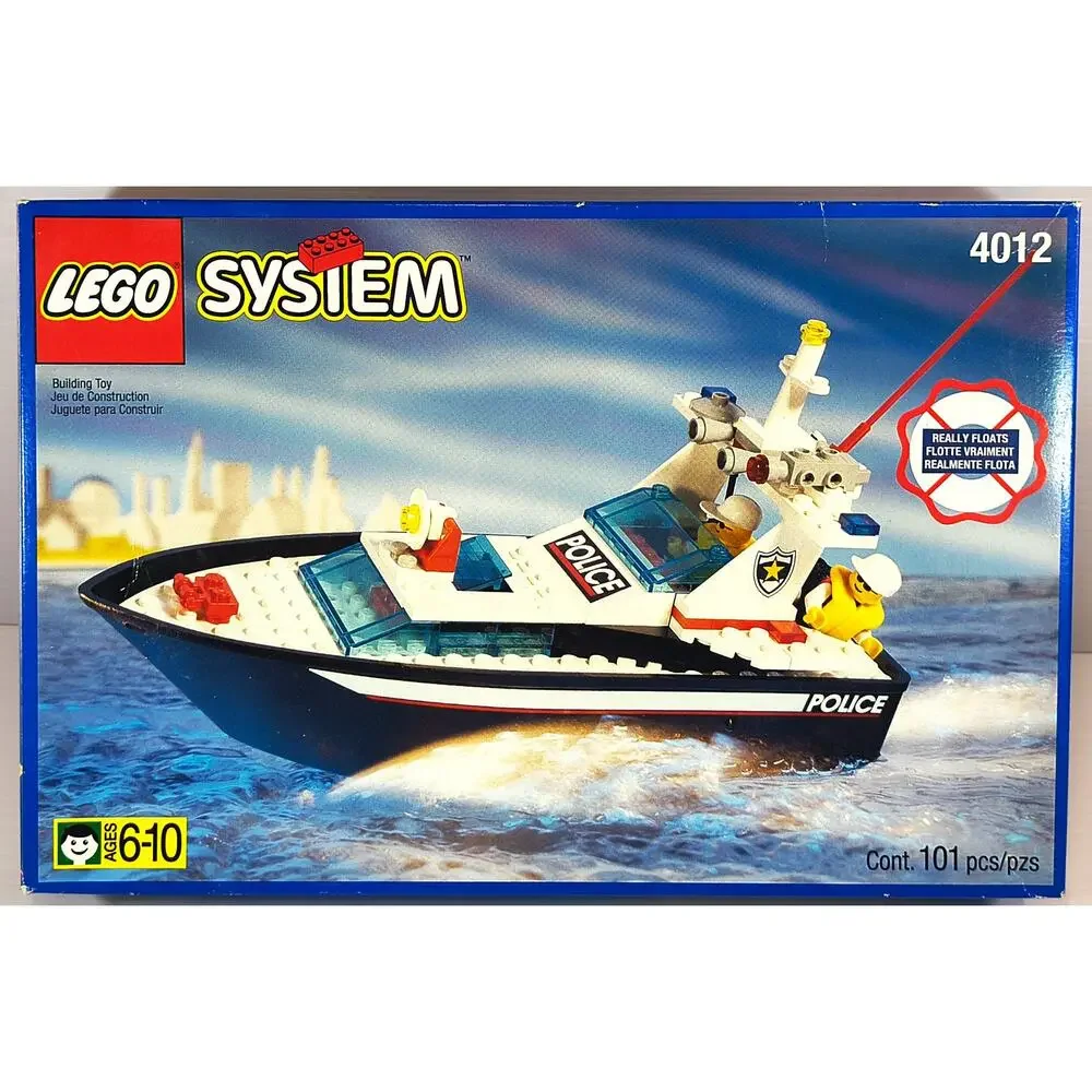 LEGO 4012 Systems WAVE COPS, Complete, Used, See Pics/Description. - Picture 7 of 16
